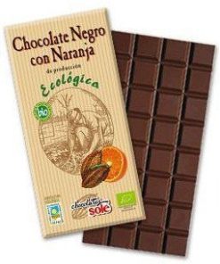Chocolate Negro con Naranja Bio Ecológico (100gr.)