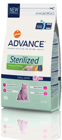 Comida para gatos de alta gama Affinity Advance Sterilized (1,5 Kg)