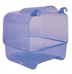 Bañera exterior de plástico para pájaros med. 15x16x17 cm