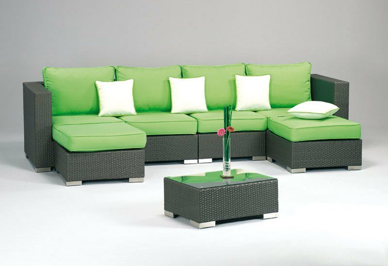 Conjunto Huitex Mesa + 2 Rinconeras + 2 Sillas + 2 Taburetes Reposapiés HUITEX MADAGASCAR