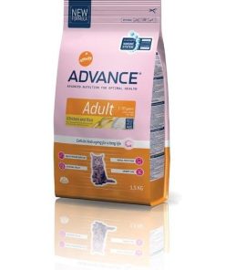 Comida para gatos Advance Adult Chicken & Rice (15 Kg.)