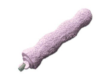 Percha lima onda rugosa para pájaros (12 cms)