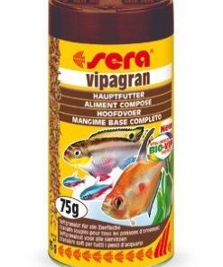 Alimento granulado para peces de acuario de agua dulce Sera Vipagran (250 ml.)
