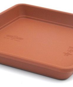 Plato para Maceta de plástico inyectado color terracota CUADRADA 36 cm.