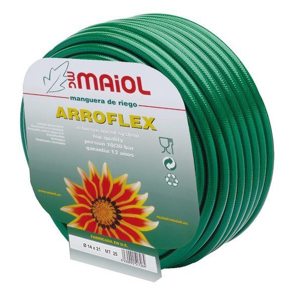 Manguera de PVC ARROFLEX TRICOT (14 mm. / 25 metros) Alta resistencia y muy flexible