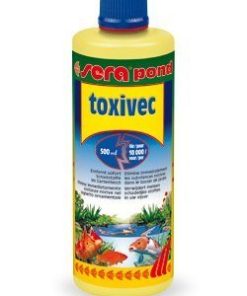 Elimina sustancias tóxicas y perjudiciales en el agua de estanque Sera Pond Toxivec (500 ml.)