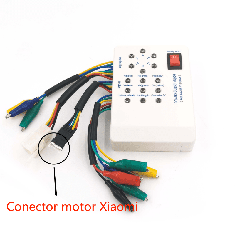 Tester para motor, maneta de freno y acelerador