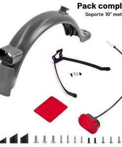 Guardabarros Trasero Para Xiaomi 1S, Pro 2 Y Essential + Soporte Metal 10 Pulgadas (Kit Completo) | Mejor Agarre Y Comodidad