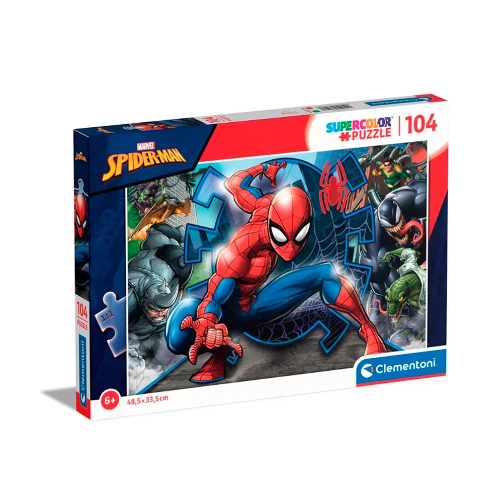 104 PIEZAS – SPIDERMAN SUPERCOLOR