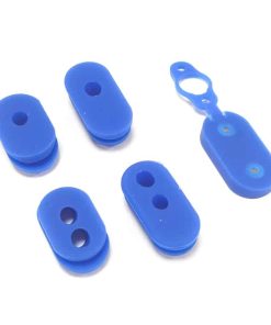 Juego completo tapones de silicona para Xiaomi M365, 1S, Esssential, Pro y Pro2 – Color: Azul