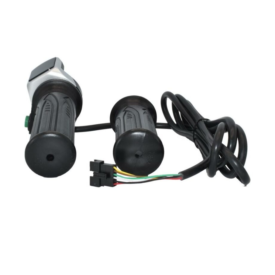 Acelerador Acelerador De Puño Con Indicador De Batería (36V) Y Pulsador – Conector Sm - Imagen 2